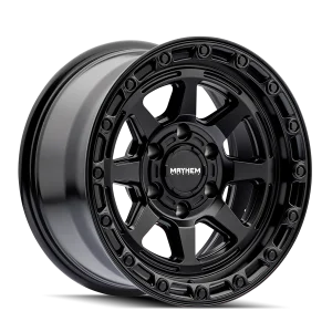 Mayhem – RIDGELINE – Black – 17″x8.5″ 25mm – All weather Wheels – 8306-7883MB25